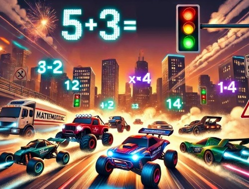 Gioco Racing matematico  in linea