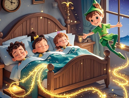 Gioco Trova le differenze: Peter Pan  in linea