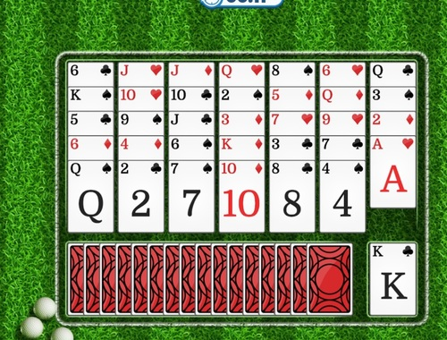 Gioco Solitaire di golf  in linea
