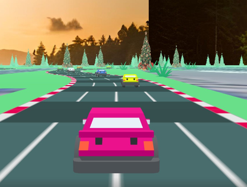 Gioco Chase 3D ad alta velocità  in linea