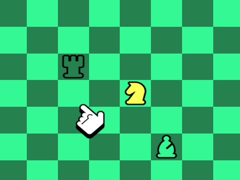 Gioco Ultimo scacchi in piedi in linea