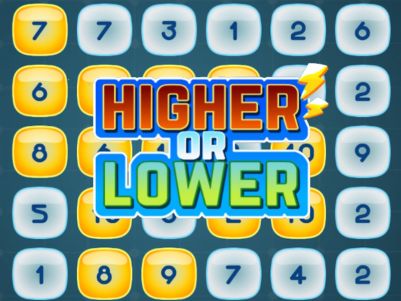 Gioco Più alto o più basso in linea