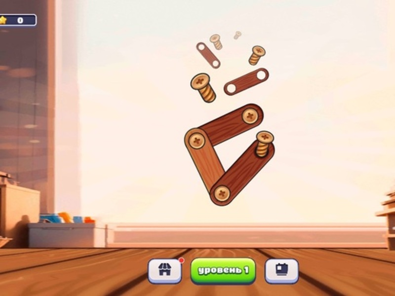 Gioco Bulloni di legno male in linea
