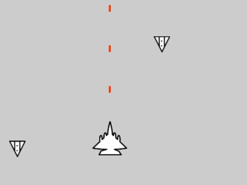 Gioco Battaglia aerea minimalista in linea