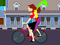 Gioco Bacio ciclistico  in linea