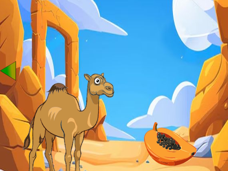Gioco Cammello che cerca il suo giovane in linea
