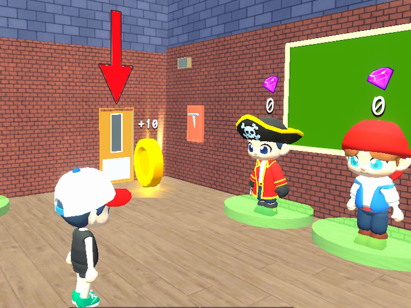 Gioco Obby della fuga scolastica in linea