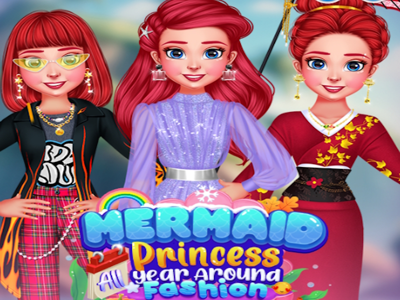 Gioco Sirena principessa tutto l'anno intorno alla moda in linea