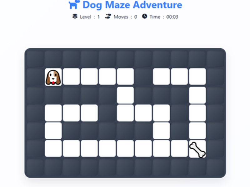 Gioco Dog Maze Adventure in linea