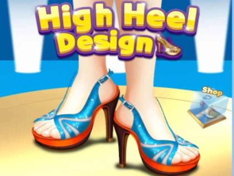 Gioco Design ad alto tacco in linea