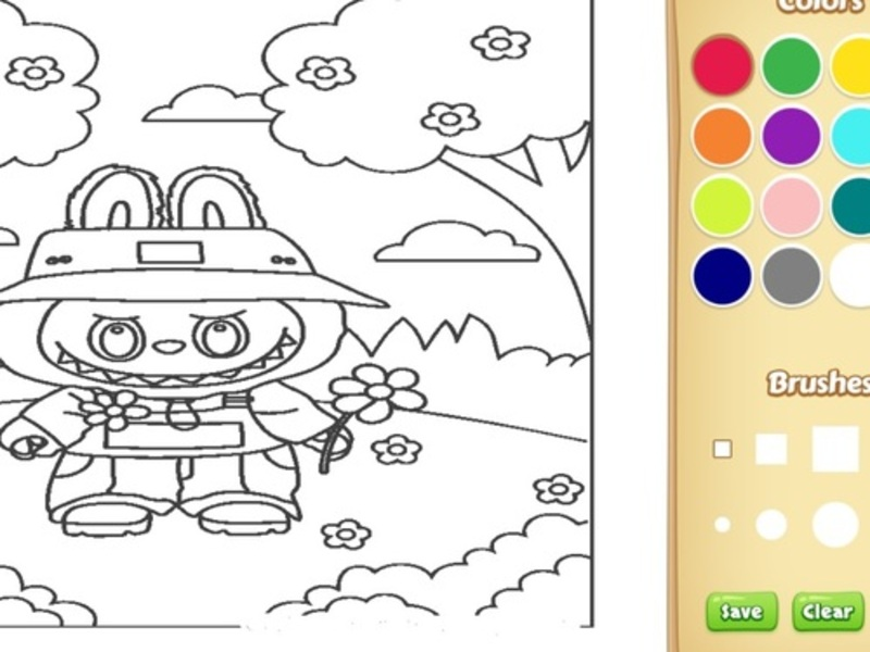 Gioco Labubu Coloring Book for Kids in linea