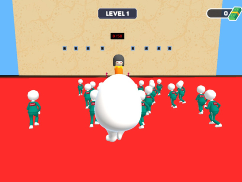 Gioco Eggdog Red Light Green Light in linea