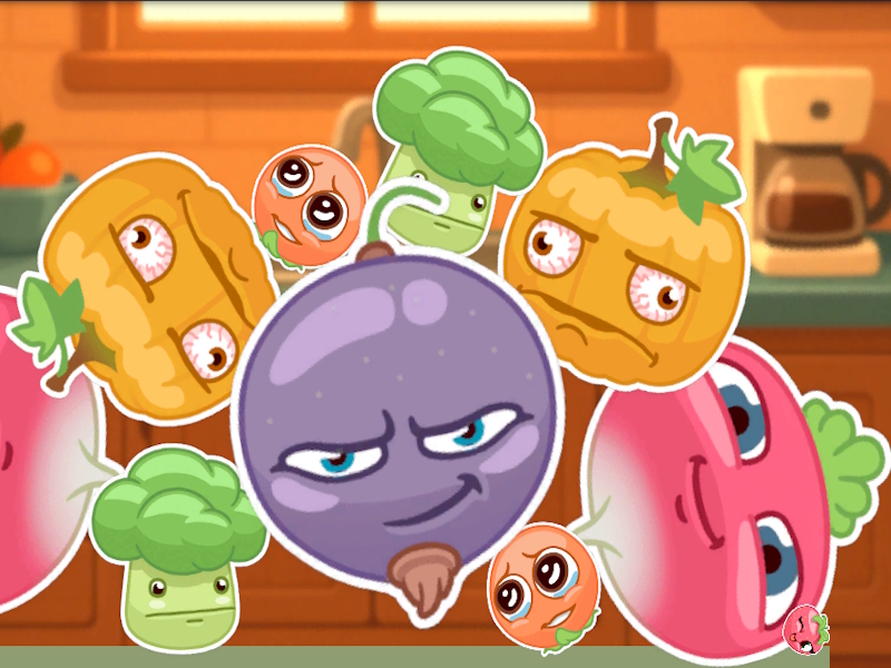 Gioco Suika- Combina frutta e verdura! in linea