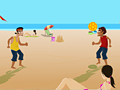 Gioco Spiaggia girini in linea