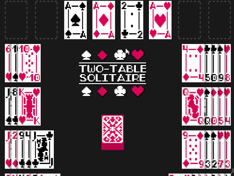 Gioco Solitario a due tavoli in linea