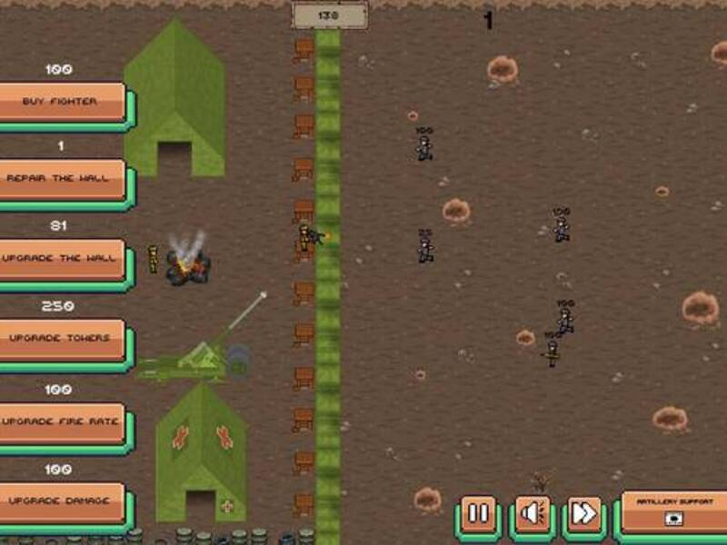 Gioco Difesa in prima linea della Seconda Guerra Mondiale in linea