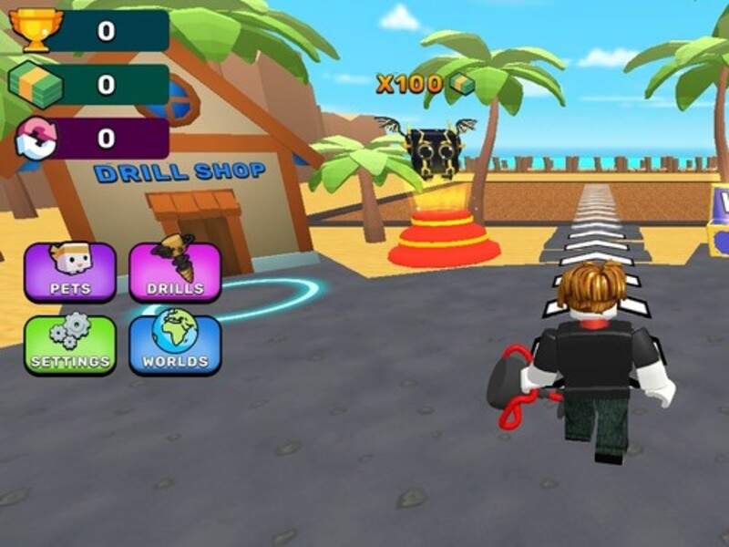 Gioco Obby: scava al centro della terra in linea