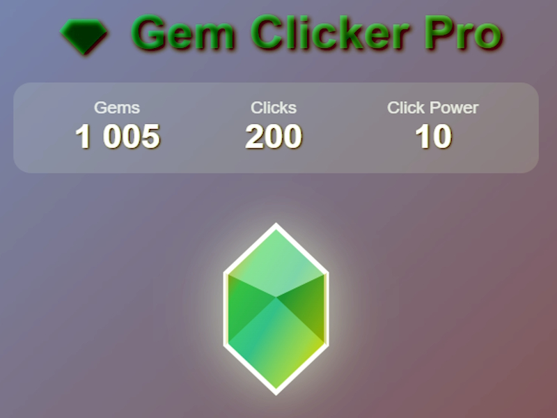 Gioco Gem Clicker Pro in linea