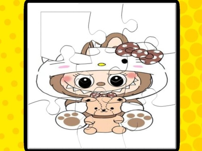 Gioco Labubu puzzle puzzle for kids game in linea