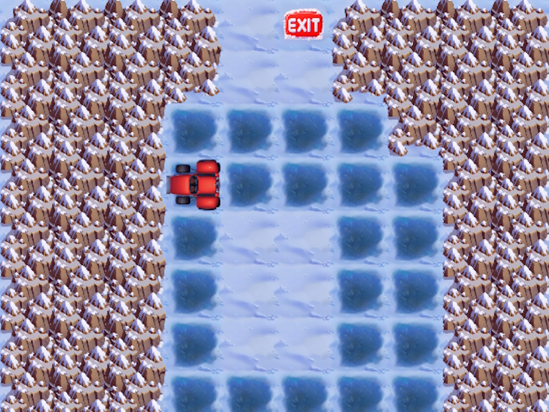 Gioco Il puzzle del labirinto Snow Challenge di Natale in linea