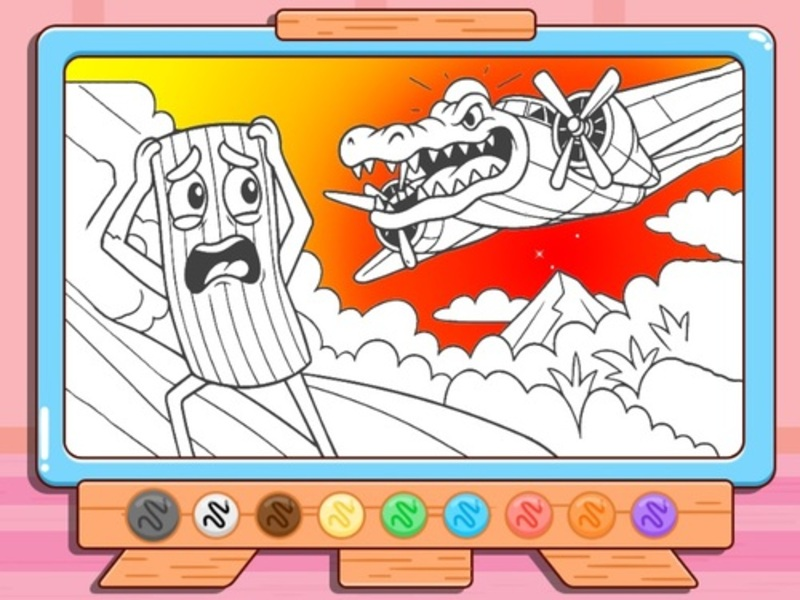 Gioco Libro da colorare: Bombardino Crocodilo in linea