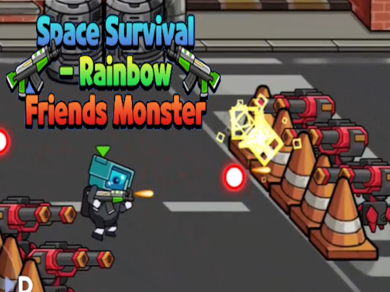 Gioco Sopravvivenza spaziale - Mostro di amici arcobaleno in linea