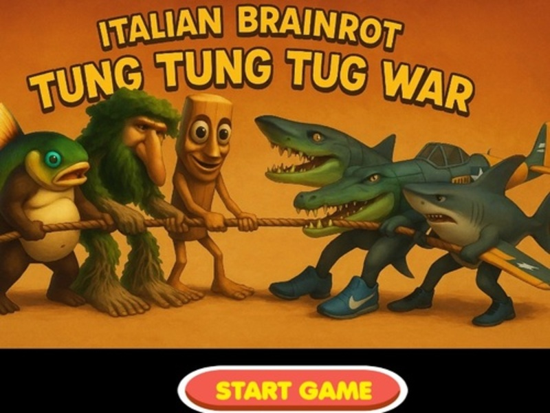 Gioco Guerra di rimorchiatore italiano Brainrot Tung Tung in linea