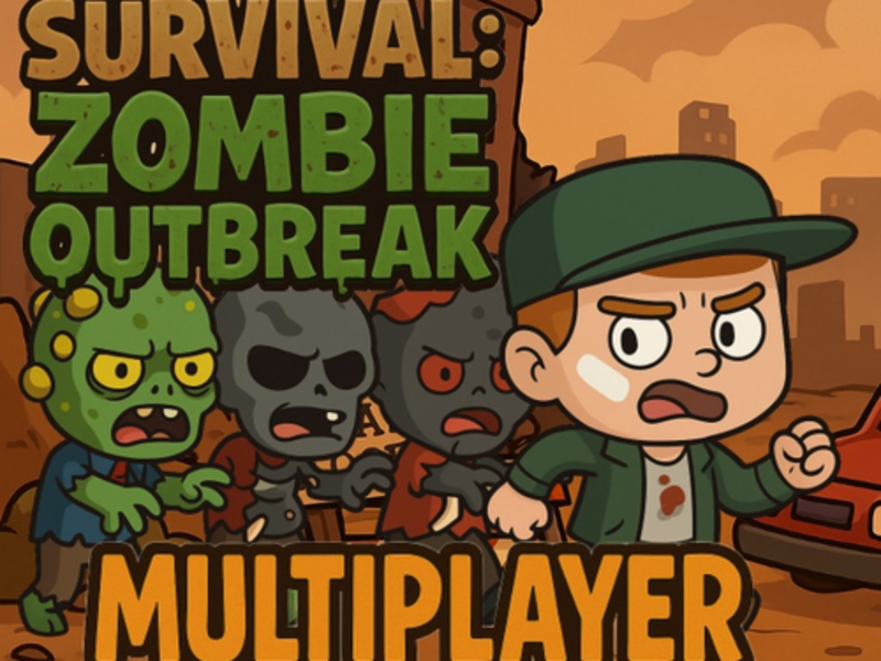 Gioco Multiplayer di scoppi di zombi di sopravvivenza in linea