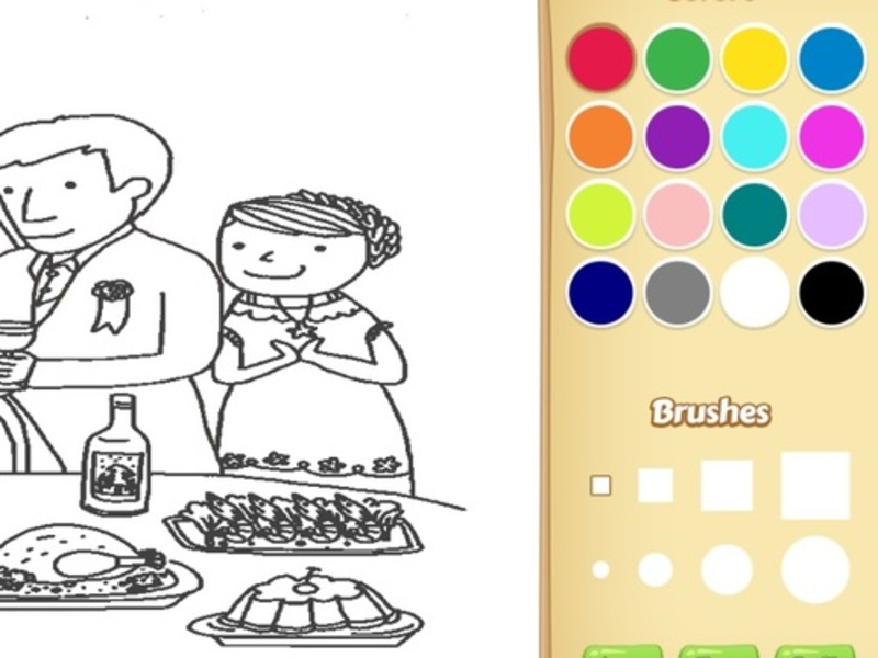 Gioco Libro da colorare di nozze per bambini in linea