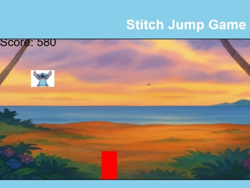Gioco Stitch Jump Game in linea