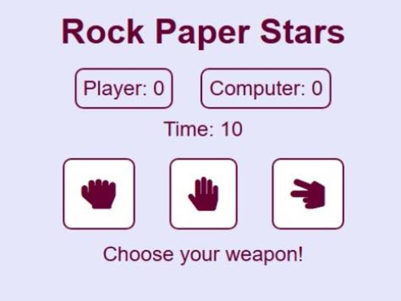 Gioco Star di carta rocciosa in linea