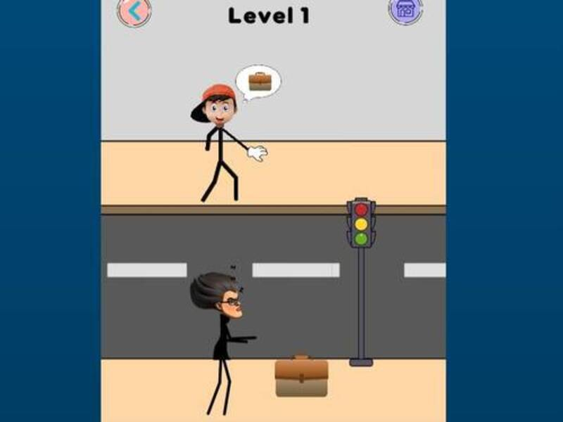 Gioco Giochi di Stickman del puzzle dell'insegnante in linea