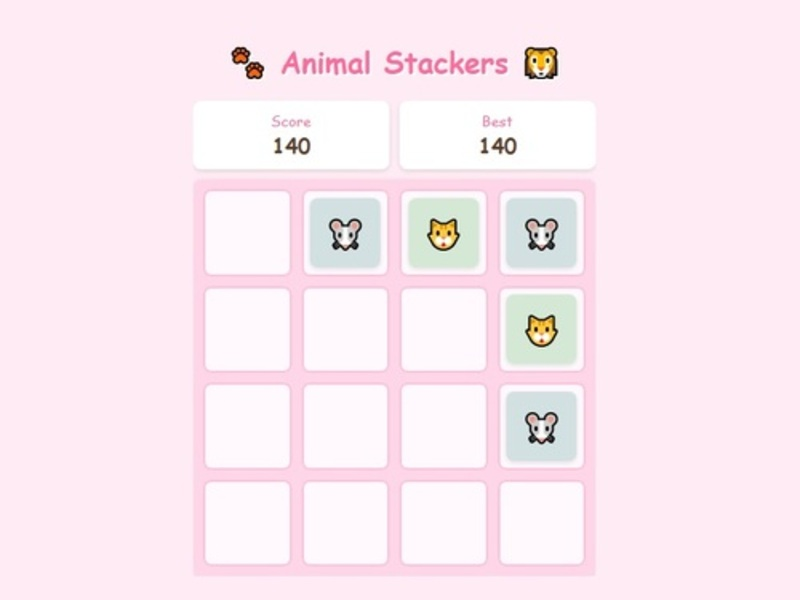 Gioco Stacker di animali in linea