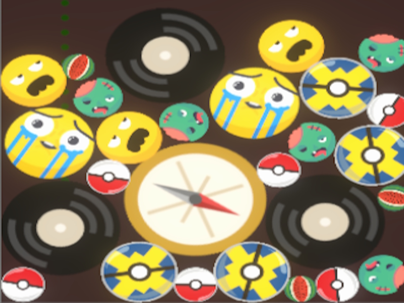 Gioco Le palle si uniscono in linea
