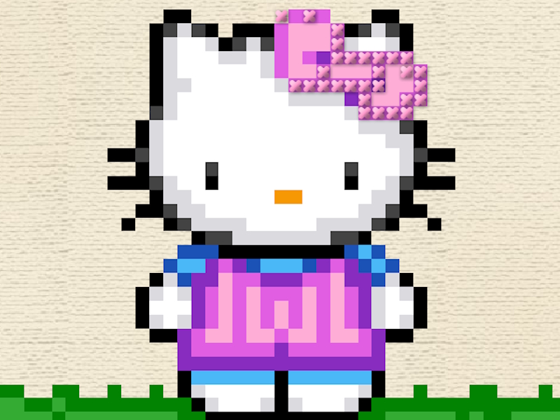 Gioco Hello Kitty Cross Stitch in linea
