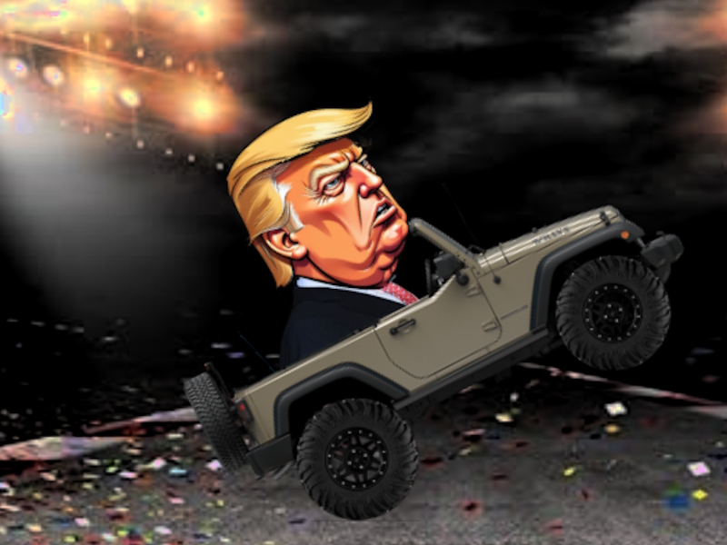 Gioco Trump Wheelie Challenge in linea