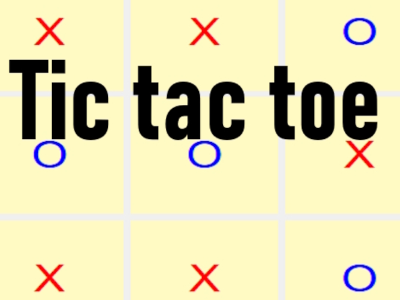 Gioco Tic tac toe in linea