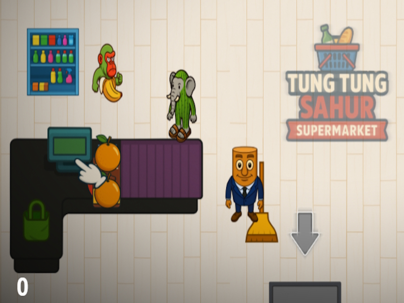 Gioco Supermercato Tung Tung Sahur in linea