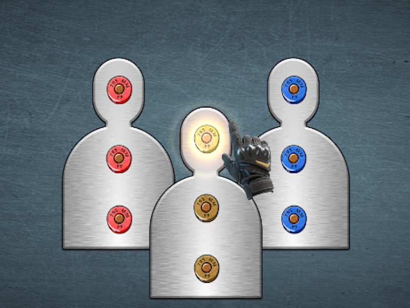 Gioco Vite di abbinamento della pistola in linea