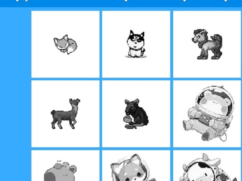 Gioco Colorare pixel colorati per numeri in linea