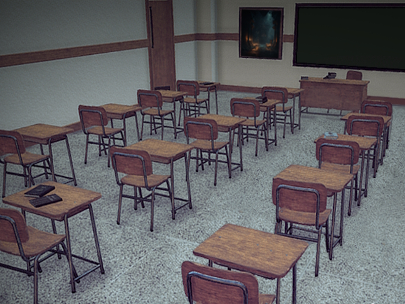 Gioco Scuola horror: storia investigativa in linea