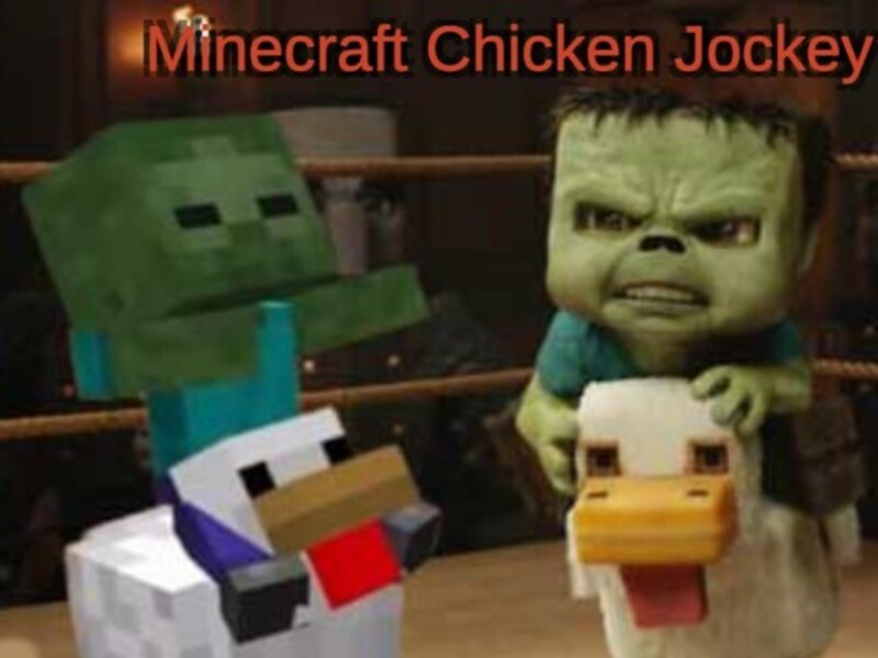 Gioco Minecraft Chicken Jockey in linea