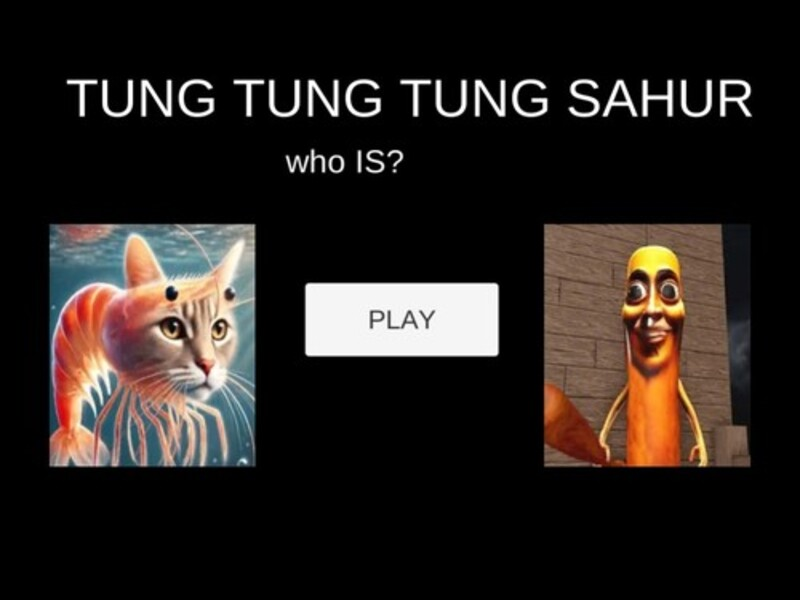 Gioco Tung Tung Tung Sahur Chi è? in linea